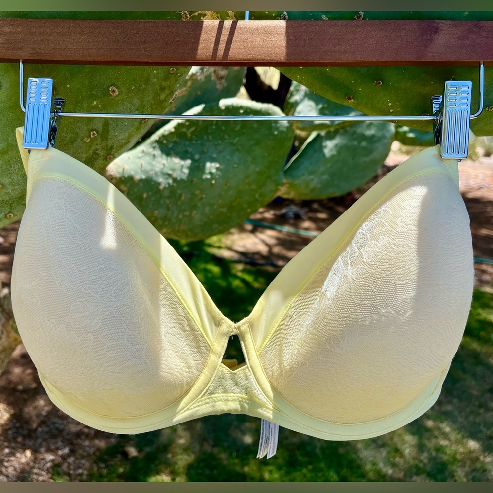 Soma Soft Yellow Lace Bra